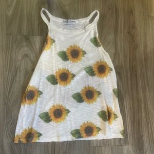 Sunflower, flowy tank